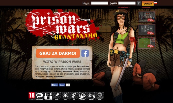 darmowa gra przeglądarkowa prison wars online